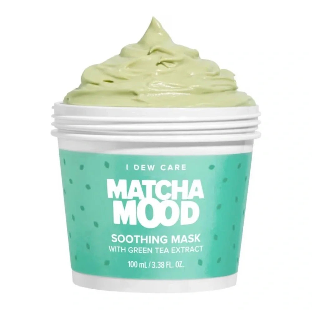 I Dew Care Matcha Mood Face Mask Green Tea Soothing Hydrating Korean KBeauty